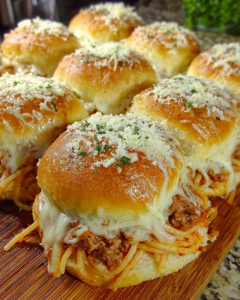 Spaghetti Cheese Bites