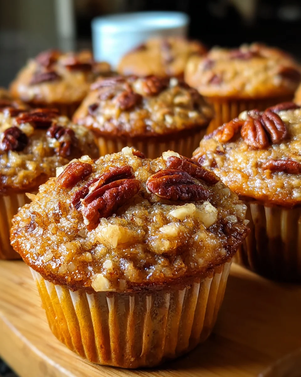 Pecan Pie Brown Sugar Muffins