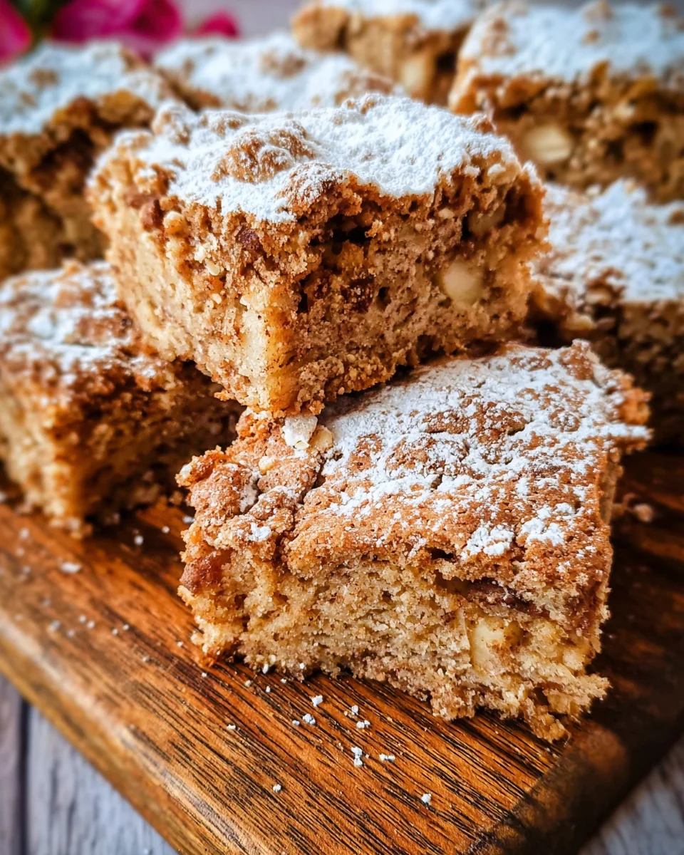 Apple Oatmeal Snack Cake