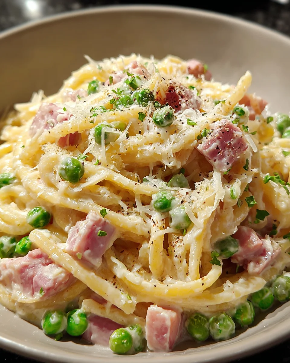High-Protein Alfredo Pasta Ham