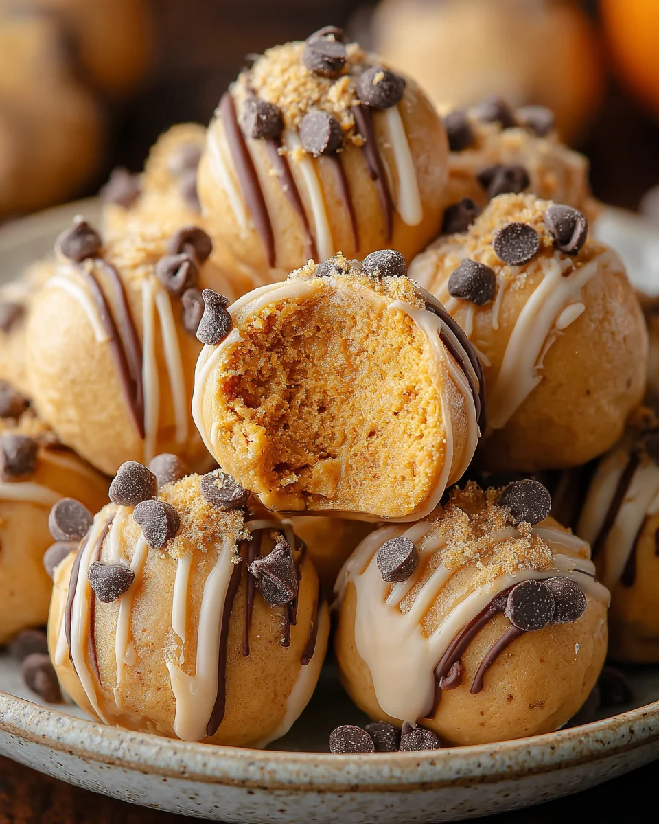 Pumpkin Cheesecake Truffles
