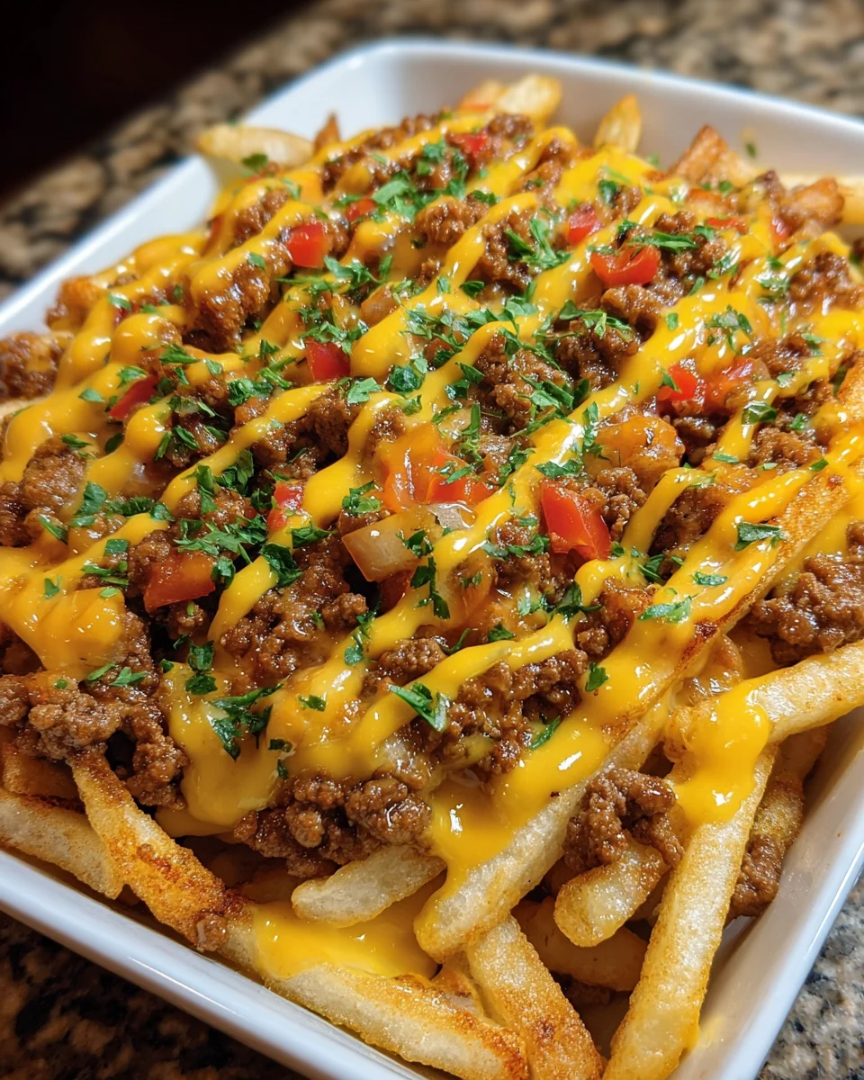 Cheeseburger French Fry Casserole