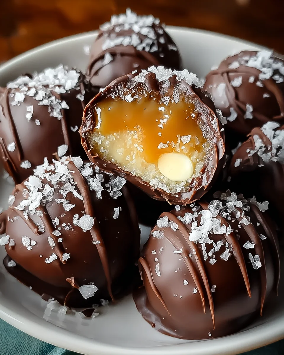 Salted Caramel Truffles