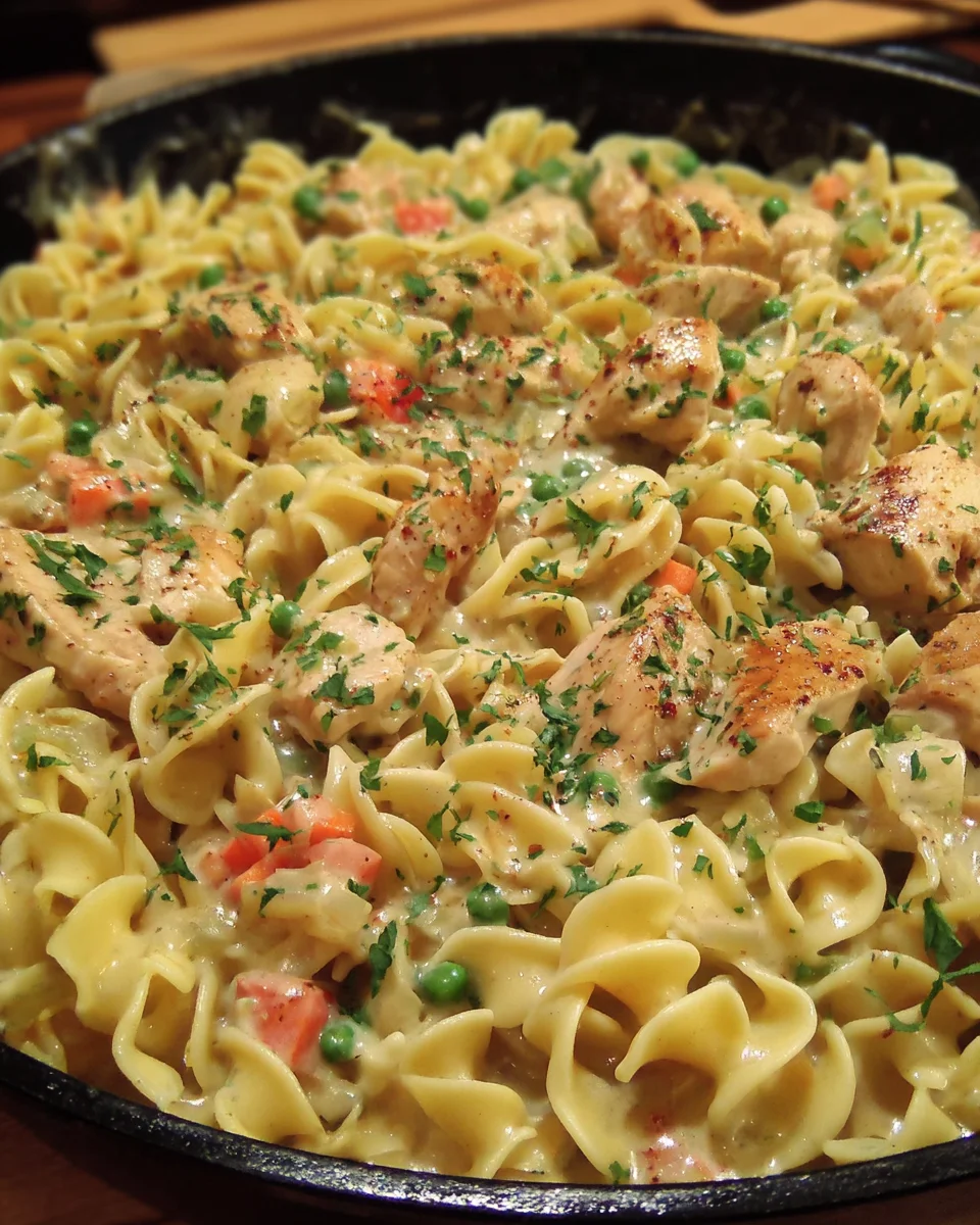 Chicken Creamy Pasta Pot