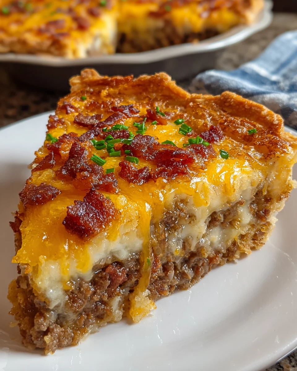 Bacon Cheeseburger Pie