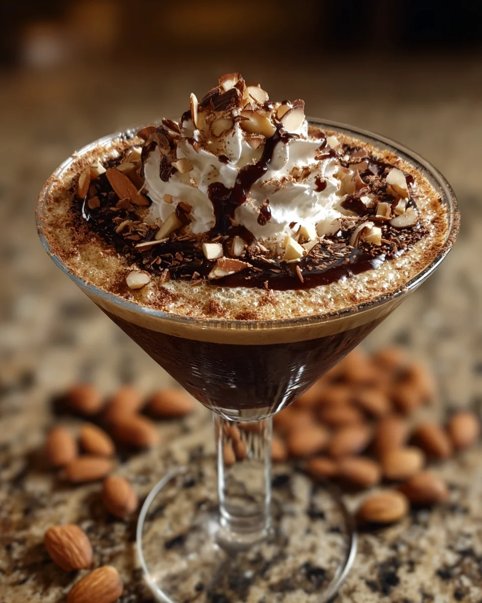 Toasted Almond Mocha Martini