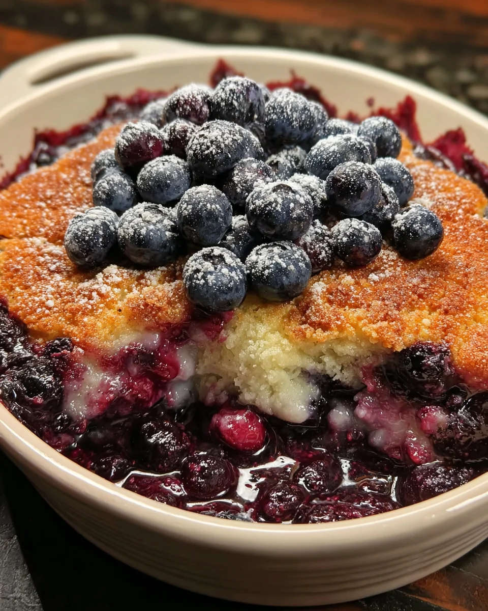 Southern Style Blueberry Cobbler