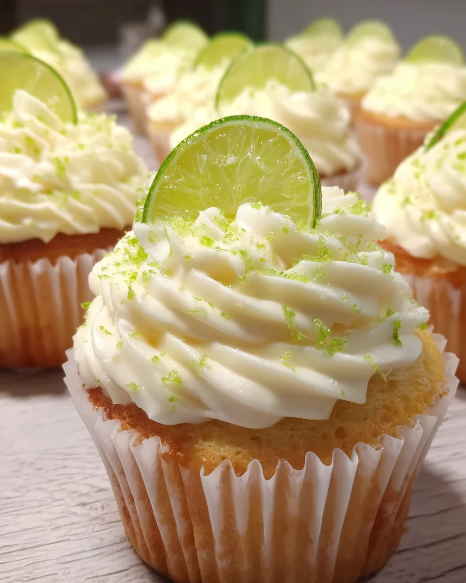 Margarita Cupcakes Lime Frosting