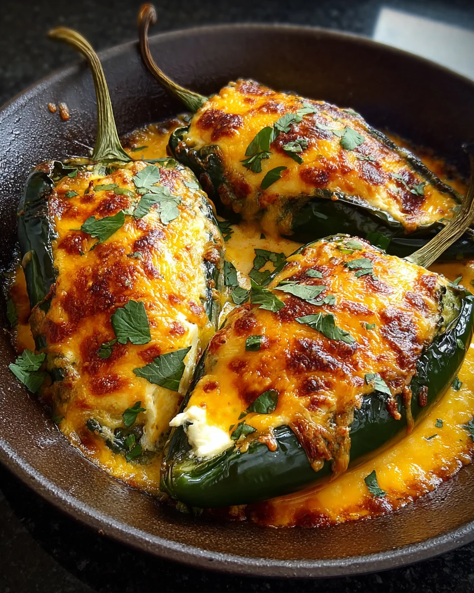 Baked Chili Rellenos Cheese
