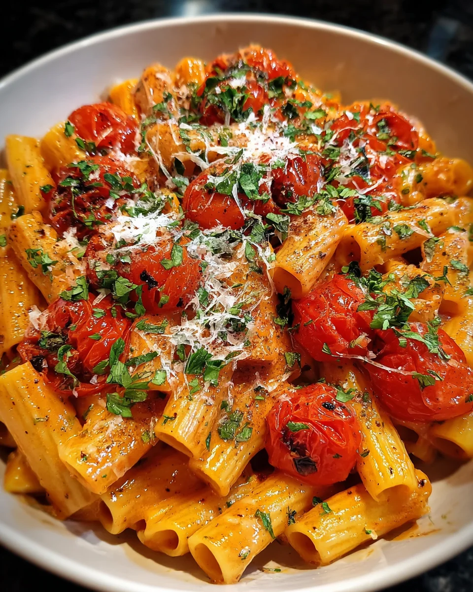 Creamy Tomato Garlic Pasta