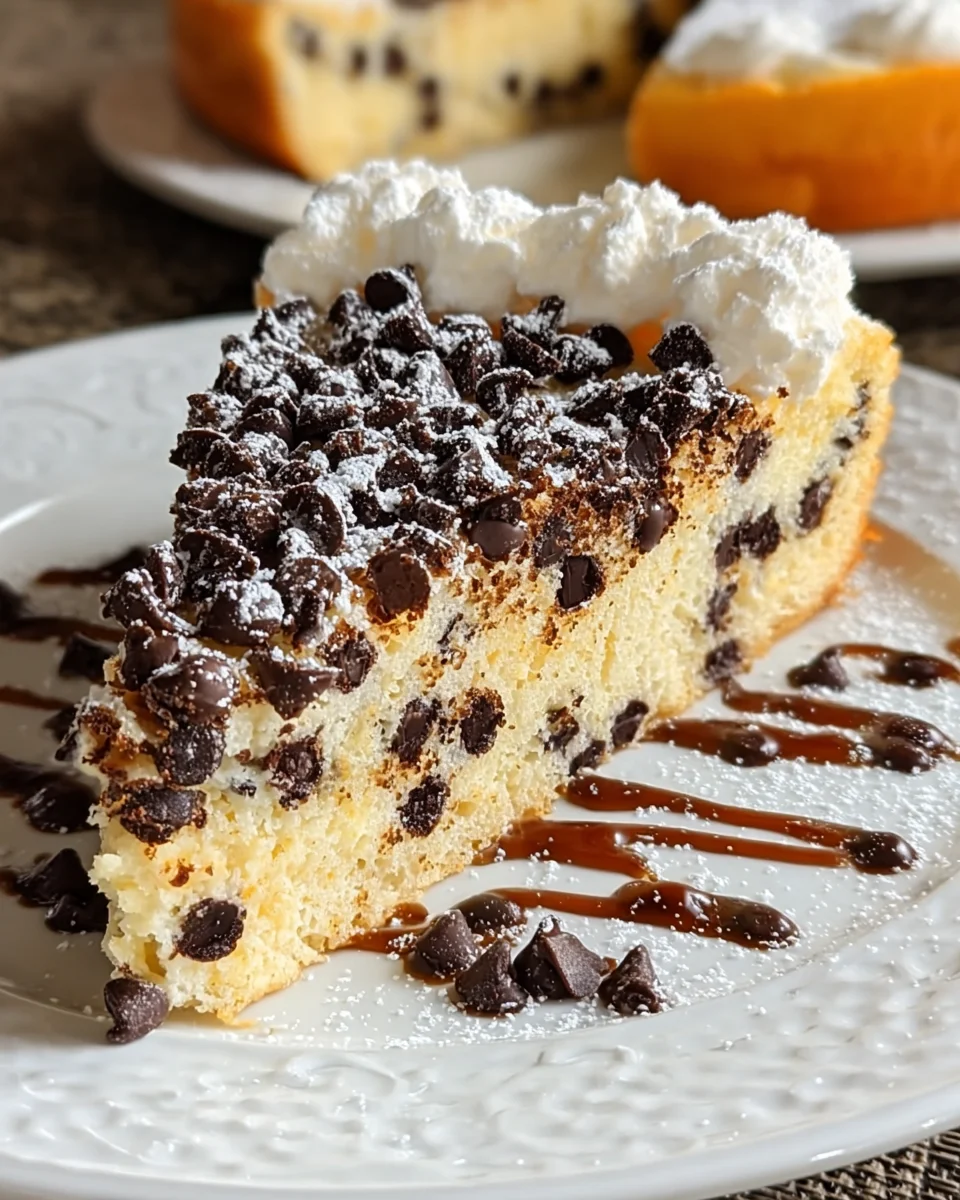 Italian Chocolate Chip Ricotta Cake