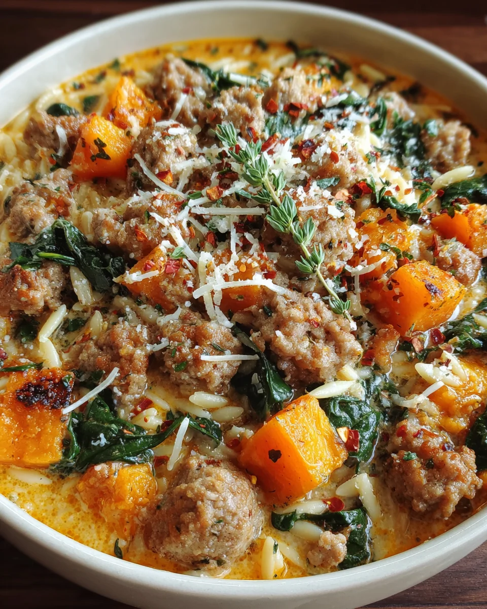 Creamy Butternut Squash Sausage