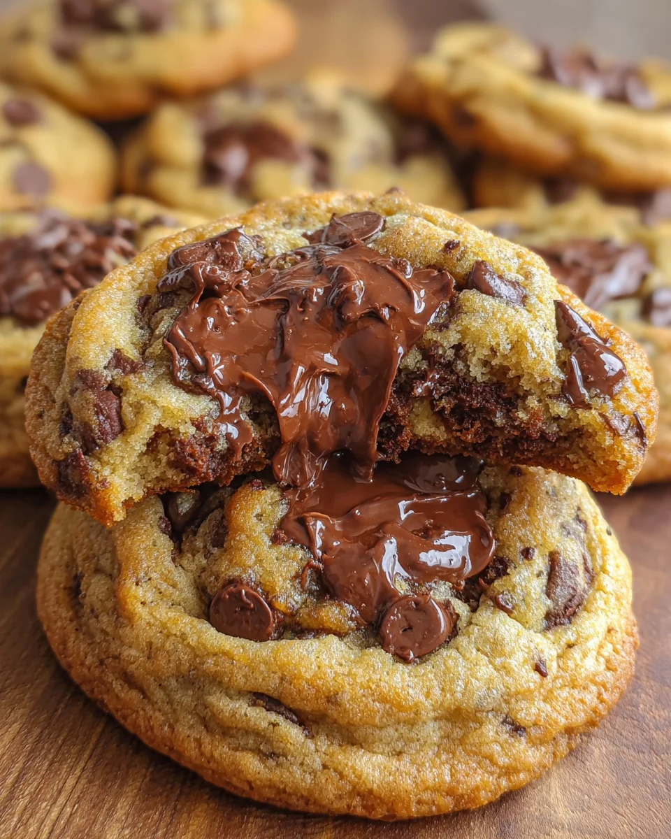 Gooey Chocolate Chip Cookies