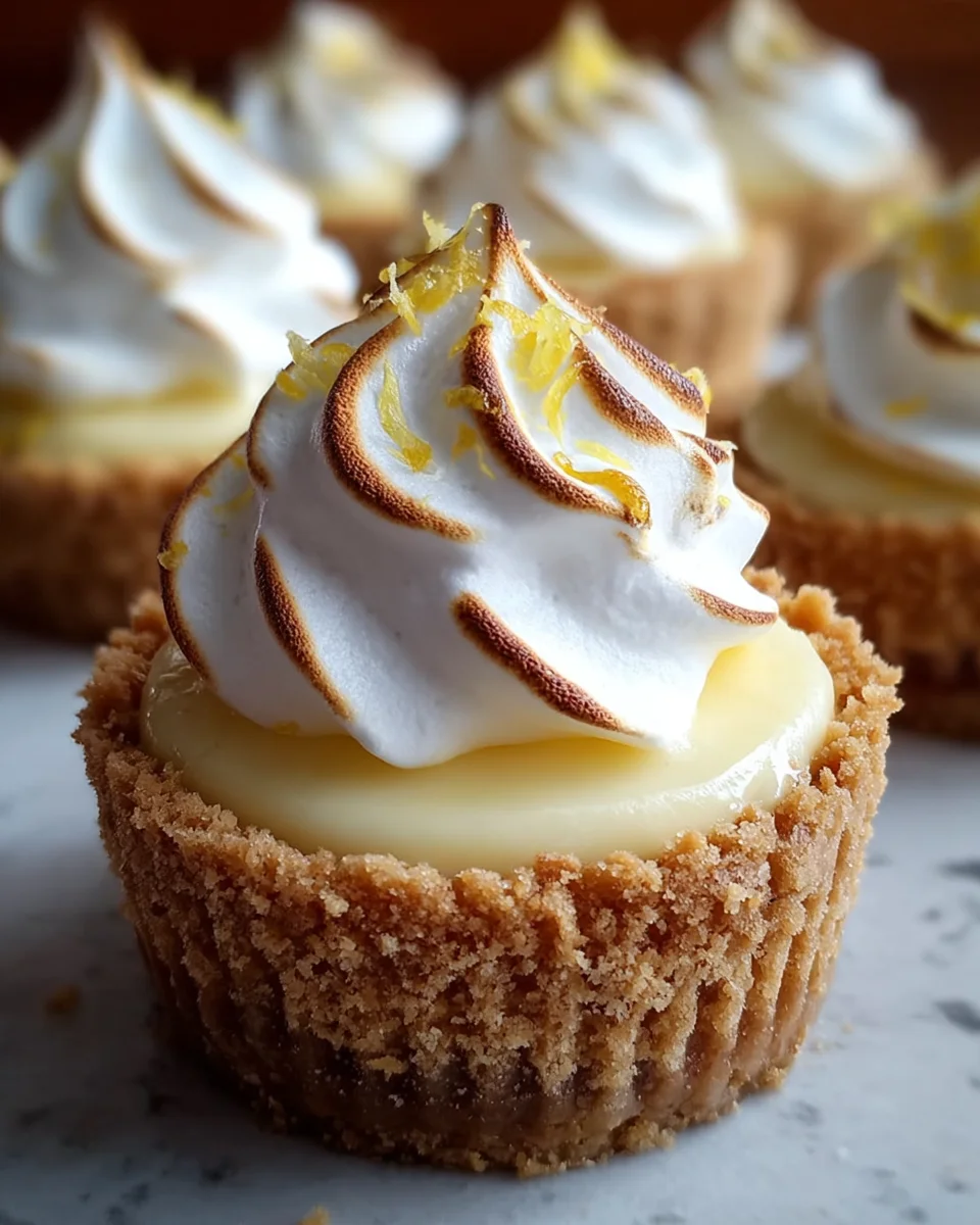 Lemon Meringue Cheesecakes