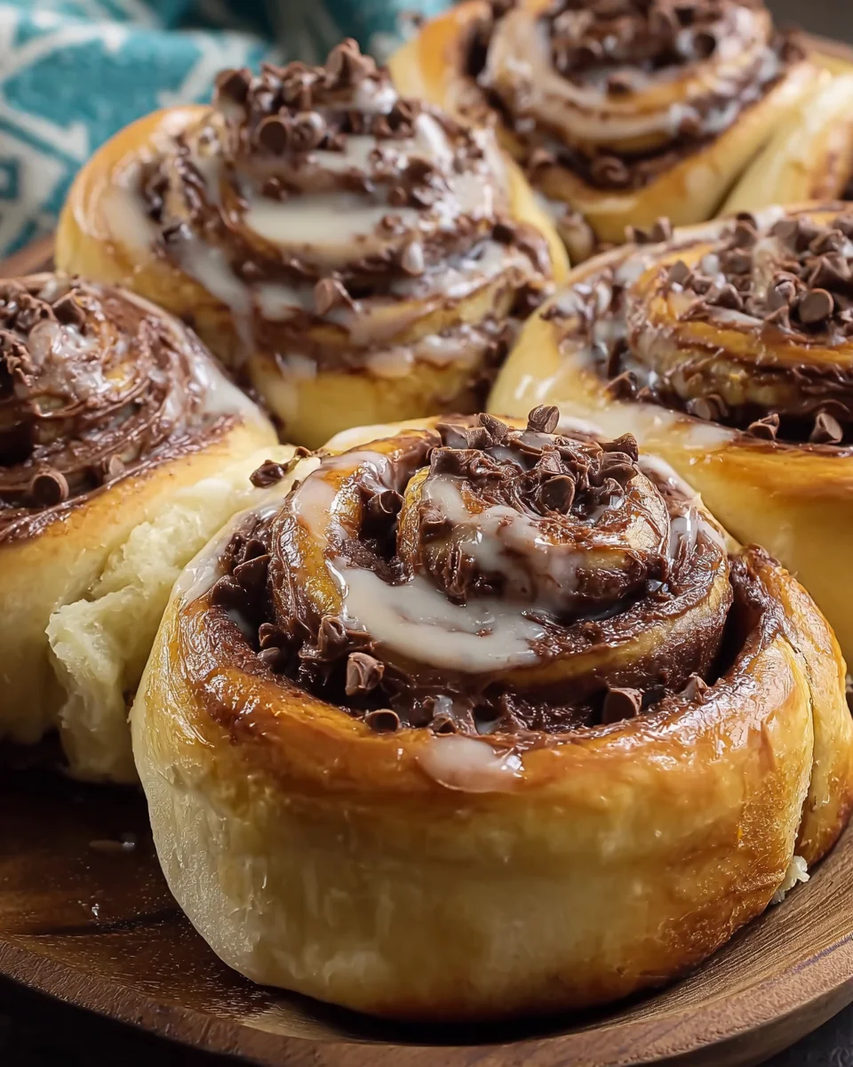 Nutella Chocolate Pillowy Rolls