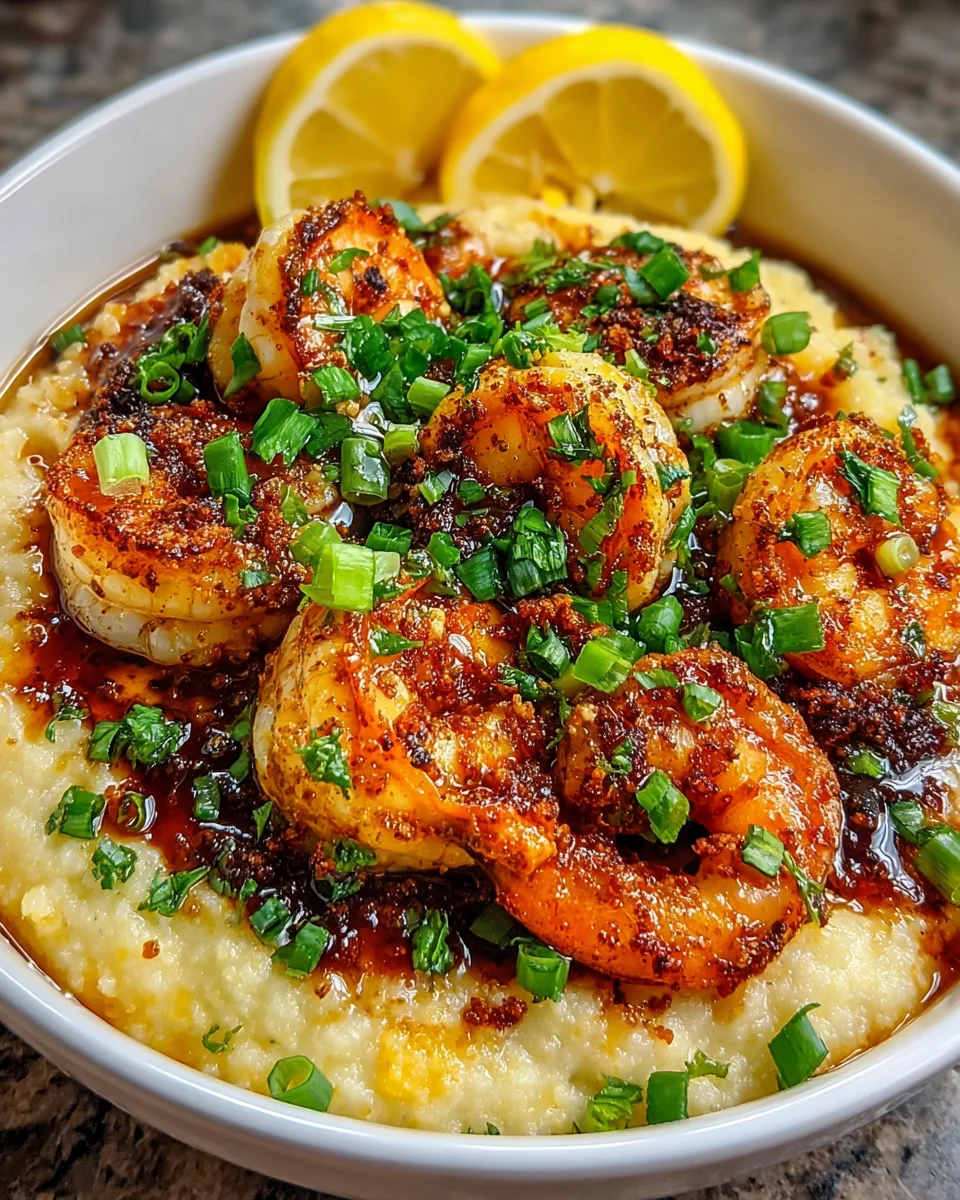 Crispy Cajun Shrimp Grits Bowls