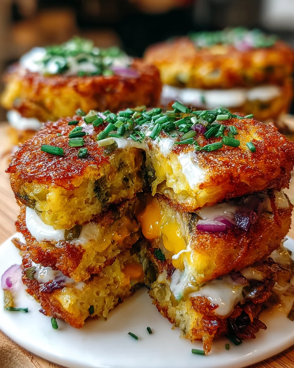 Pickle-Fix Hash-Brown Egg Sliders