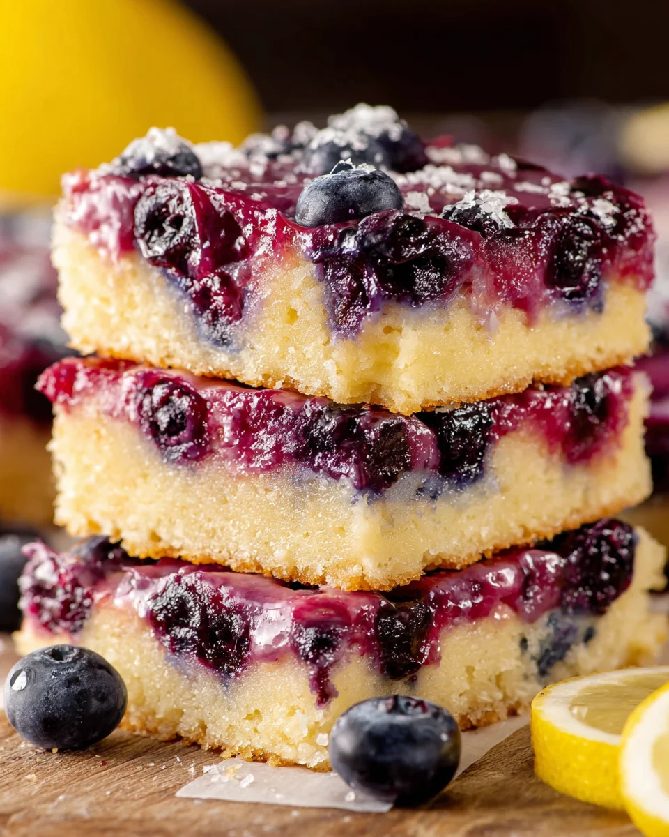 Lemon Blueberry Bars