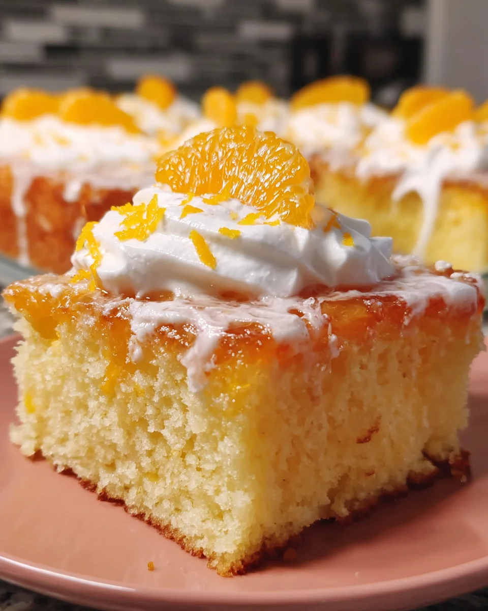 Orange Crush Soda Pop Cake