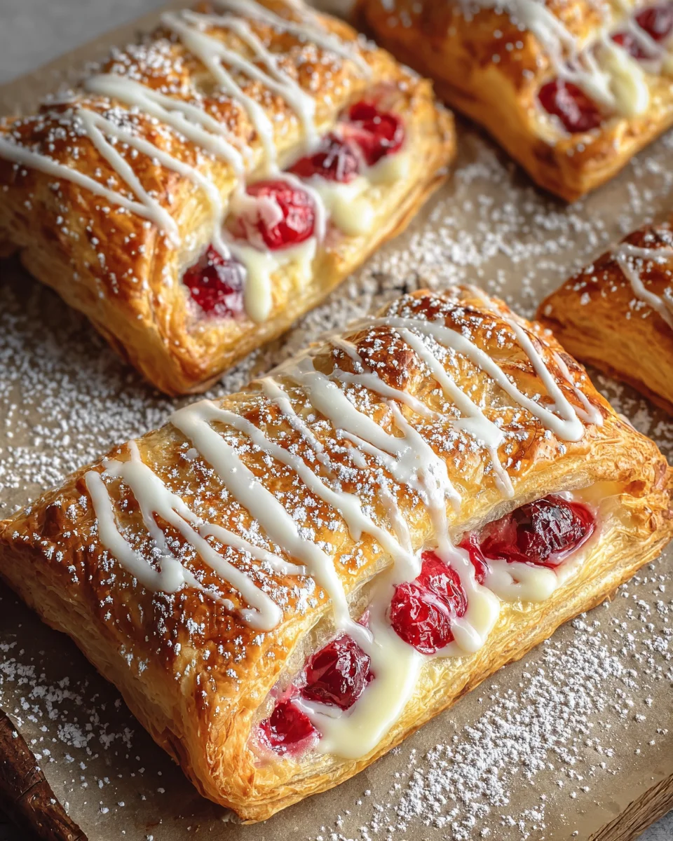 Easy Cherry Danish Pastry