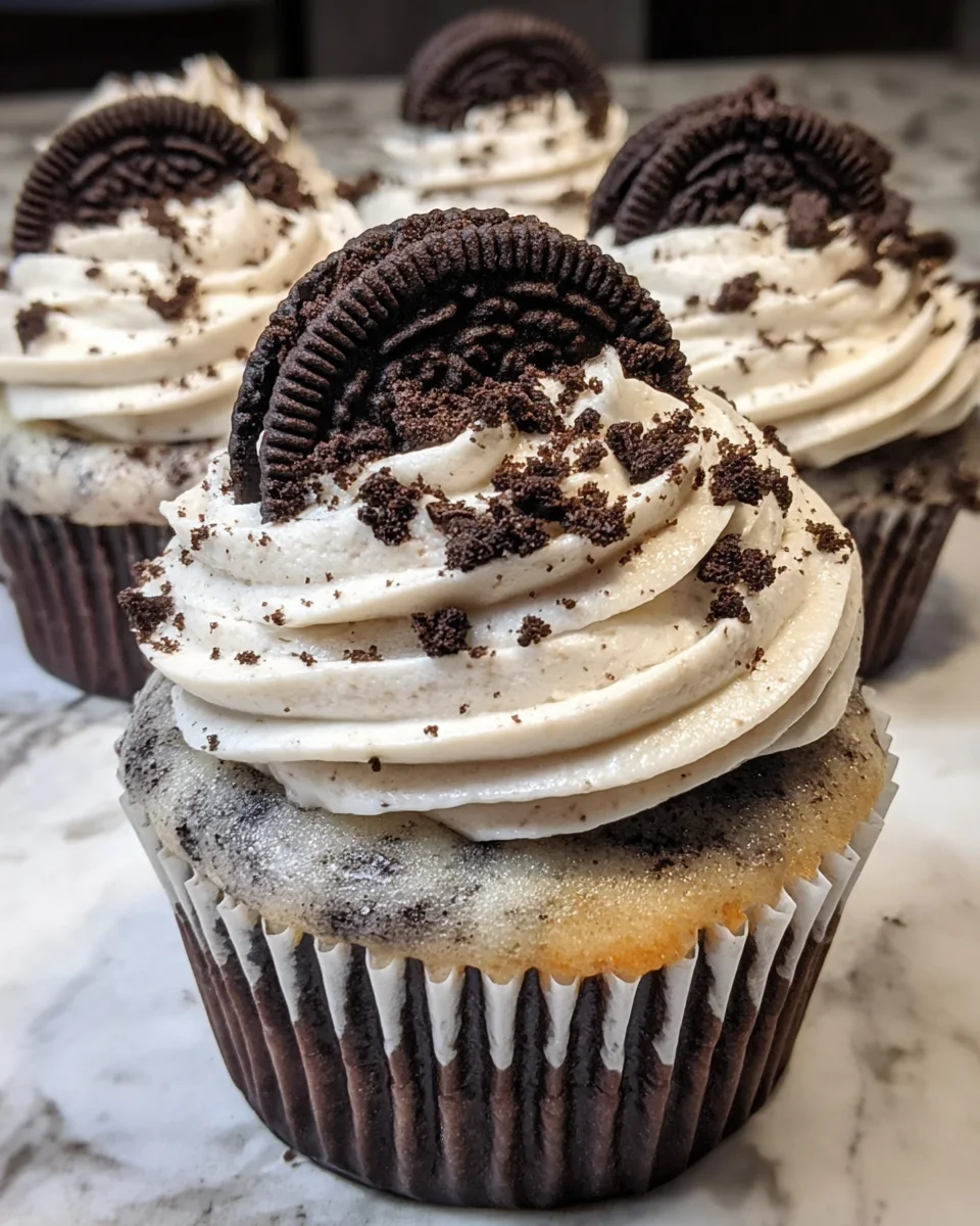 Oreo Cupcakes Doctored Cake Mix
