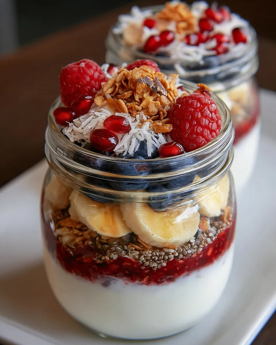 Greek Yogurt Superfood Smoothie Jars