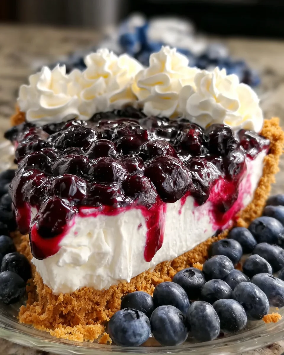 Blueberry Cream Cheese Pie