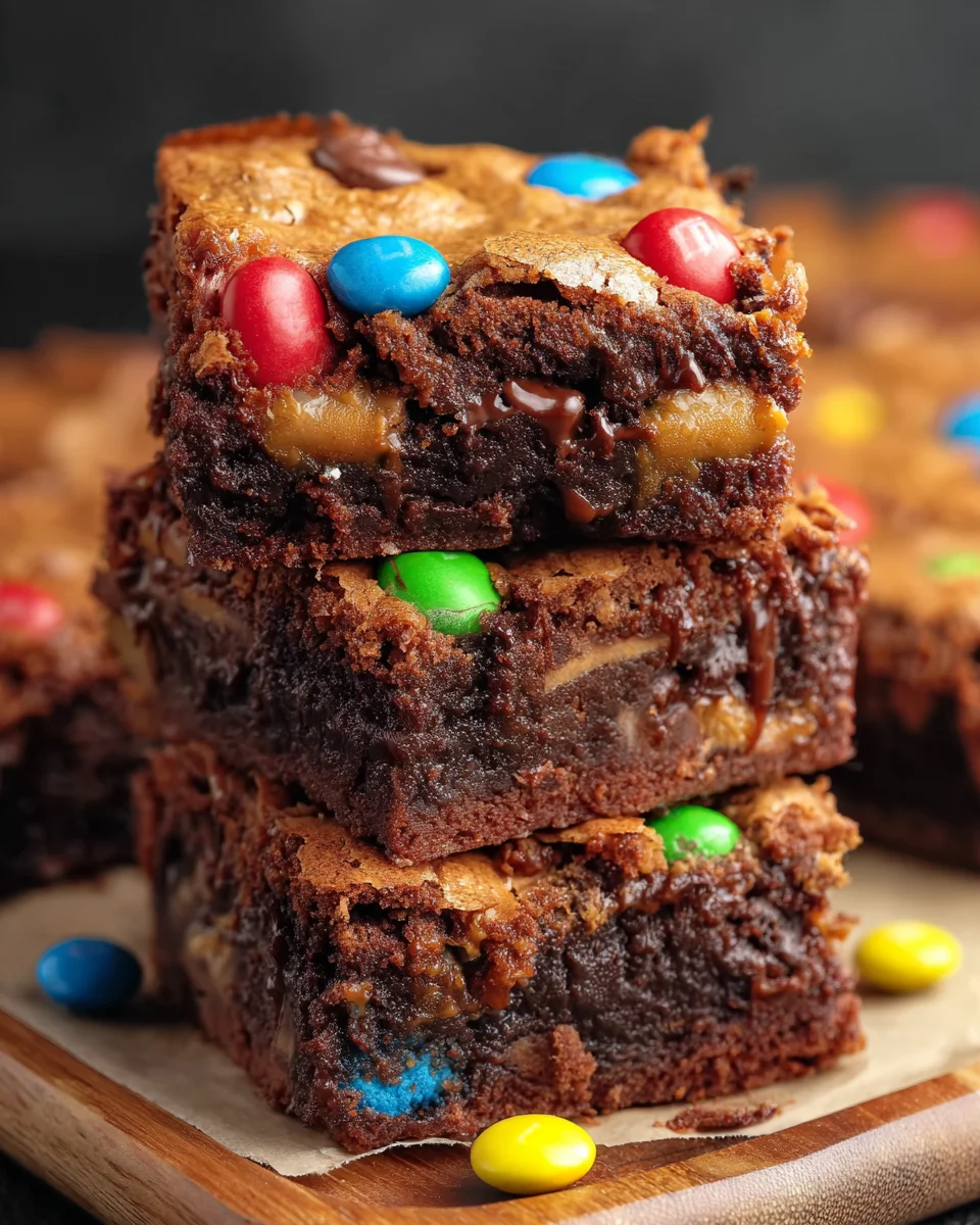 M&M Brownies Chocolate Fudge