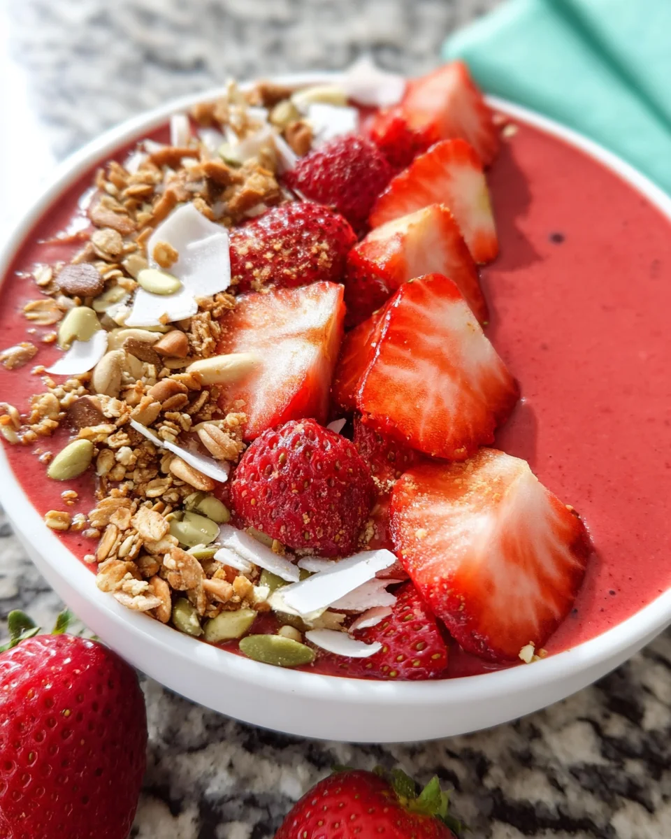 Strawberry Smoothie Bowl