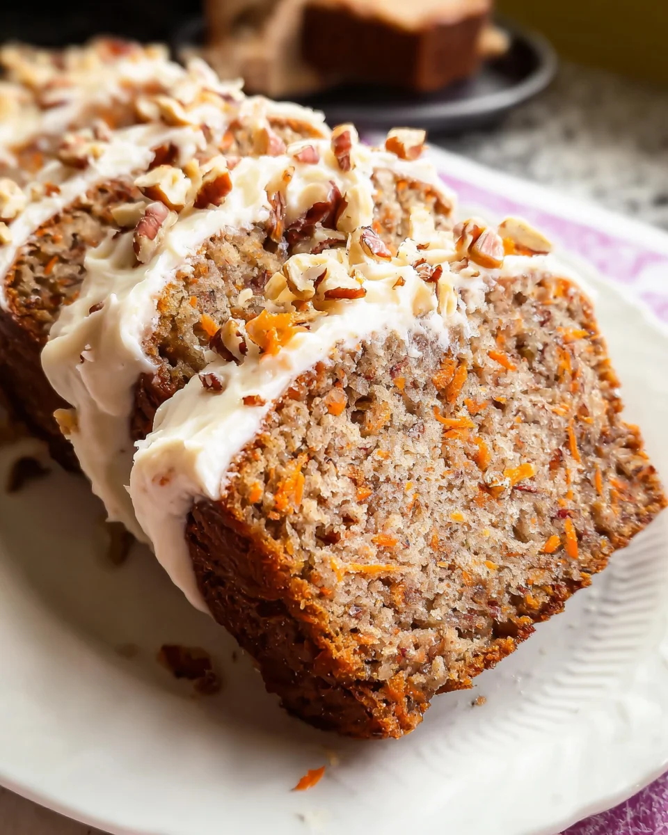 Carrot Cake Banana Bread