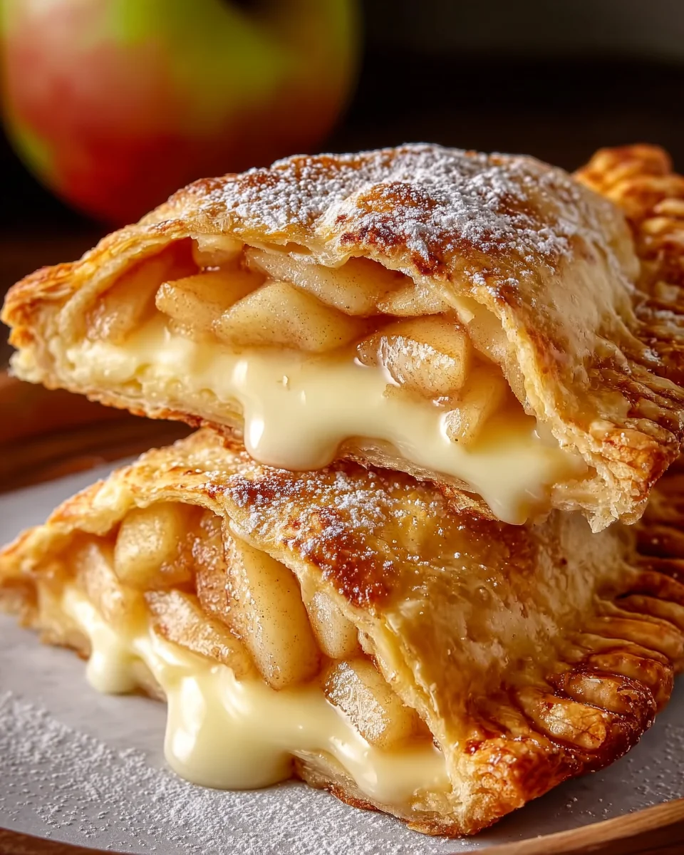 Cheesecake Stuffed Apple Pies