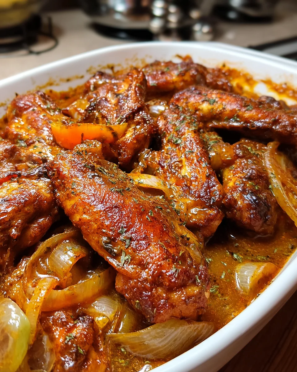 Smothered Turkey Wings Gravy