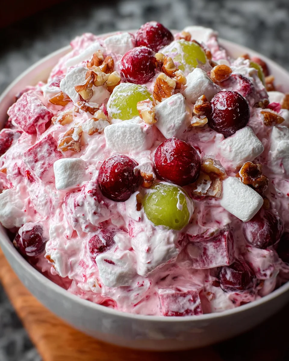 Cranberry Fluff Dessert