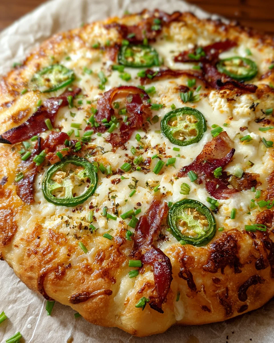 Jalapeño Popper Cheese Pizza