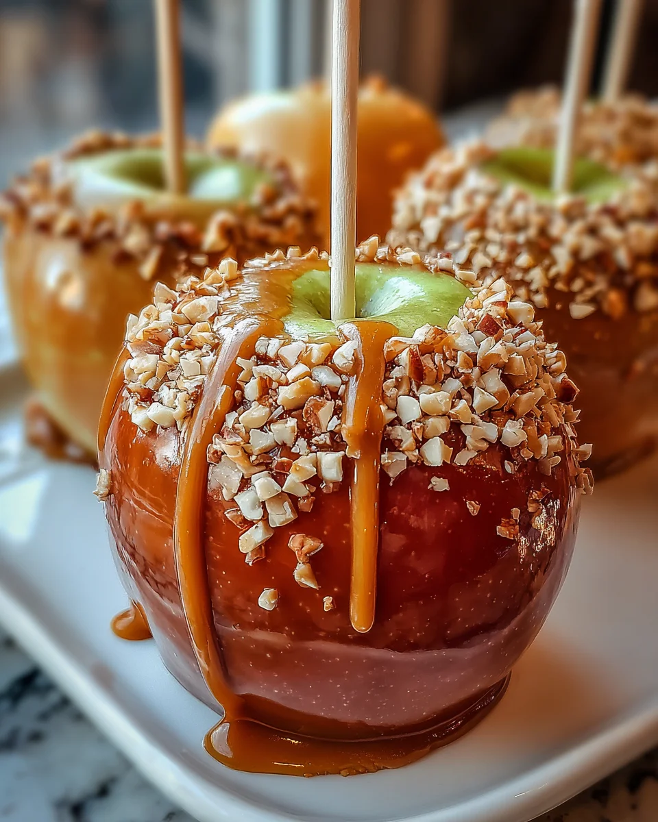 Vegan Caramel Apples Coconut