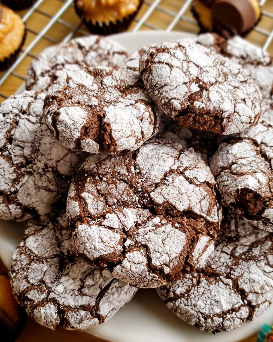 Reese’s Crinkle Cookies