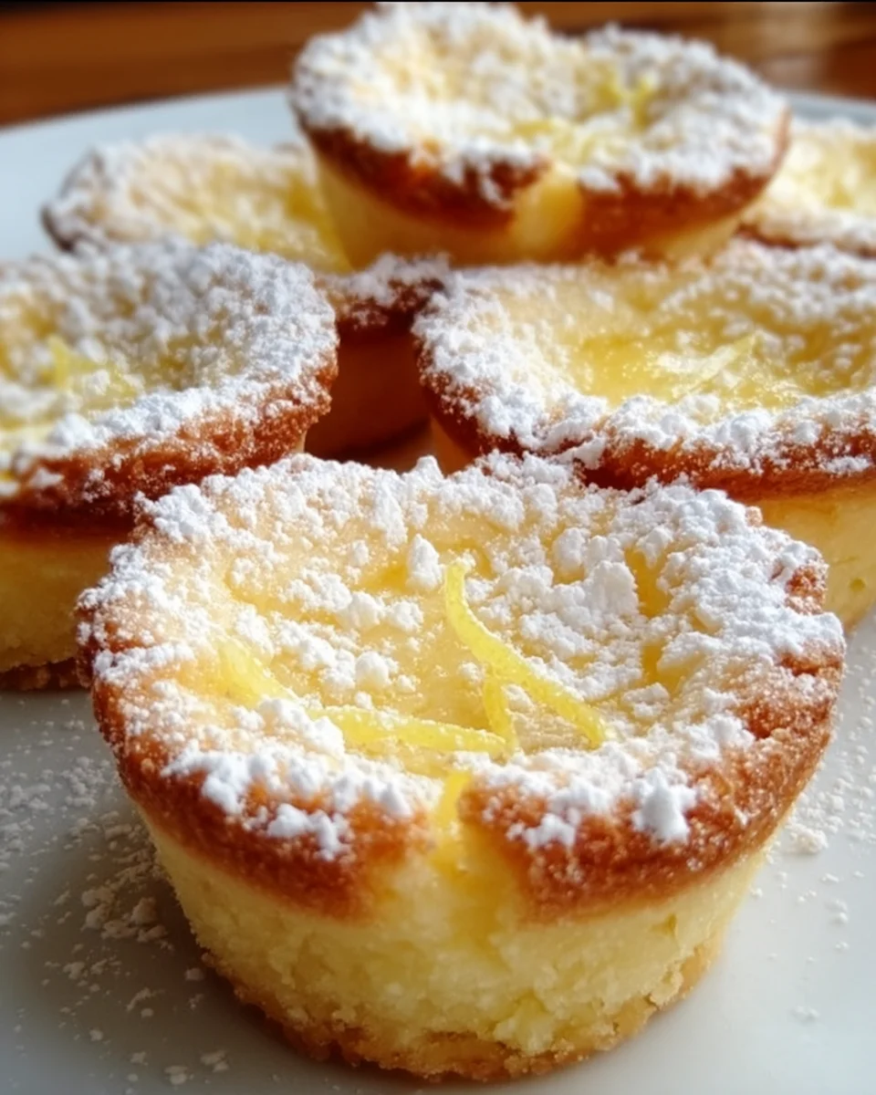 Mini Baby Lemon Impossible Pies