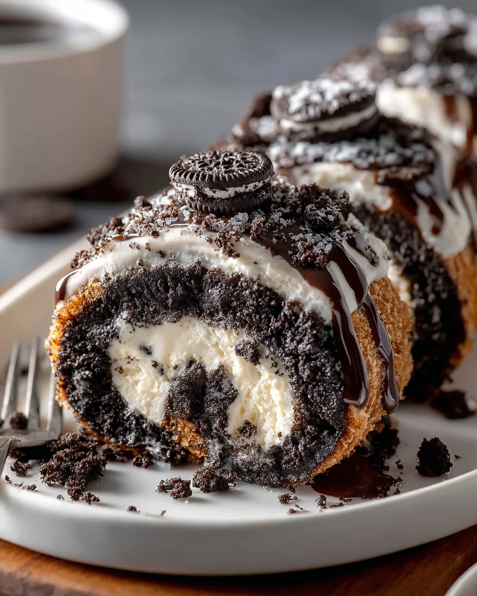 Oreo Sushi Rolls Dessert Fusion