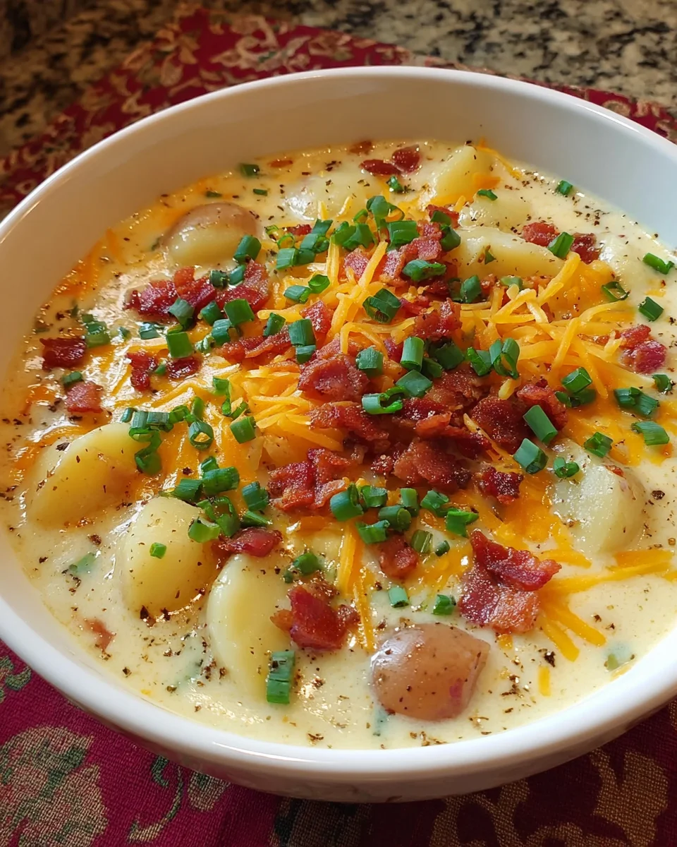 Loaded Potato Cheese Soup