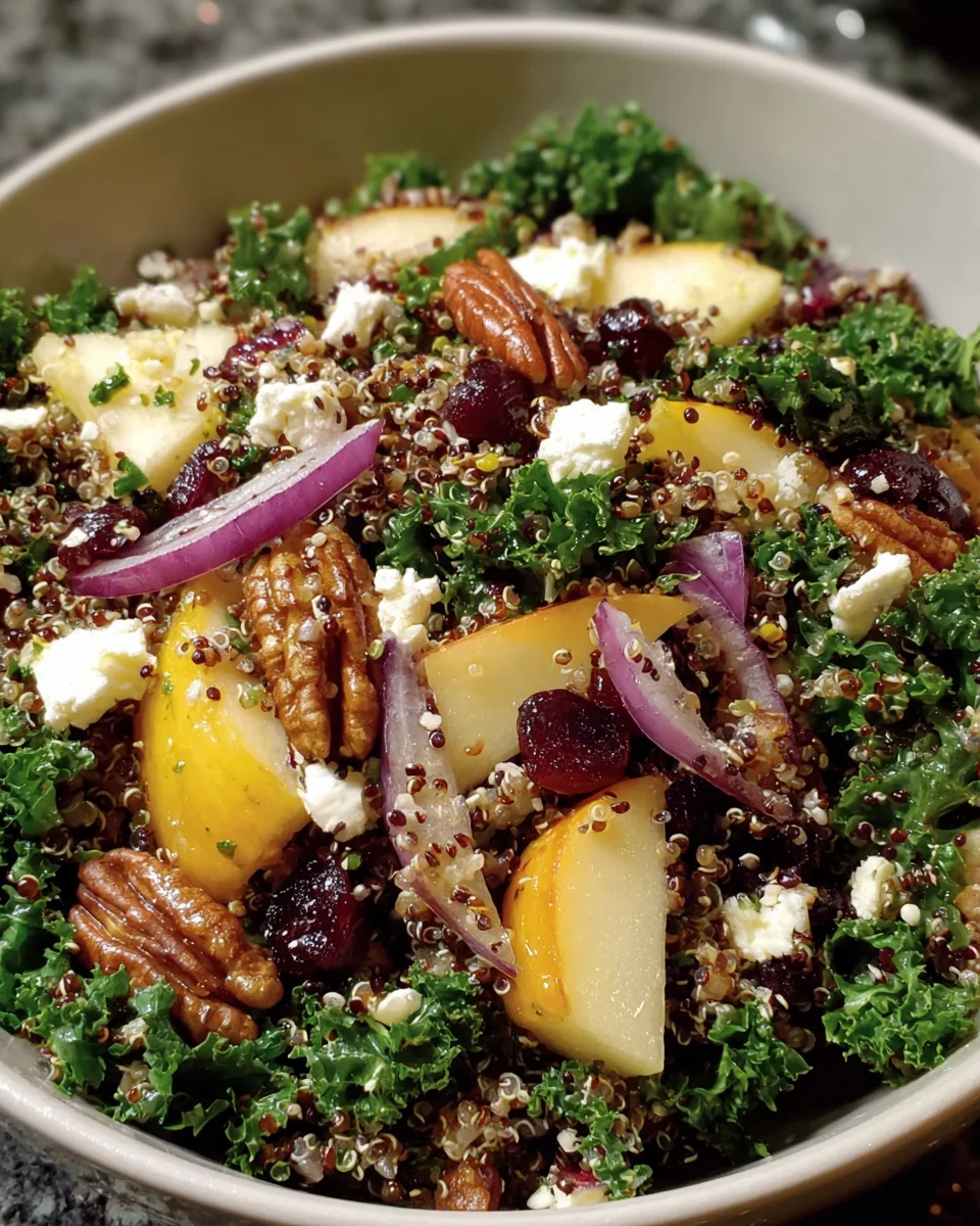 Cranberry Apple Quinoa Salad
