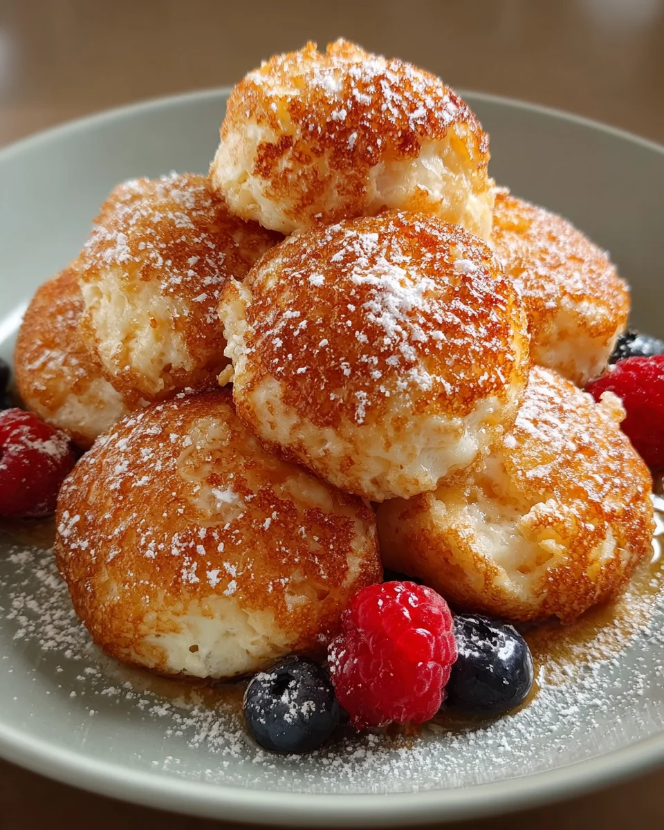 Scrambled Pancake Bites Fluffy