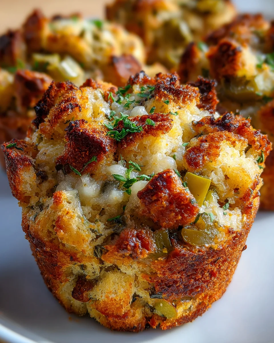 Pickle Fix Thanksgiving Stuffing Muffins
