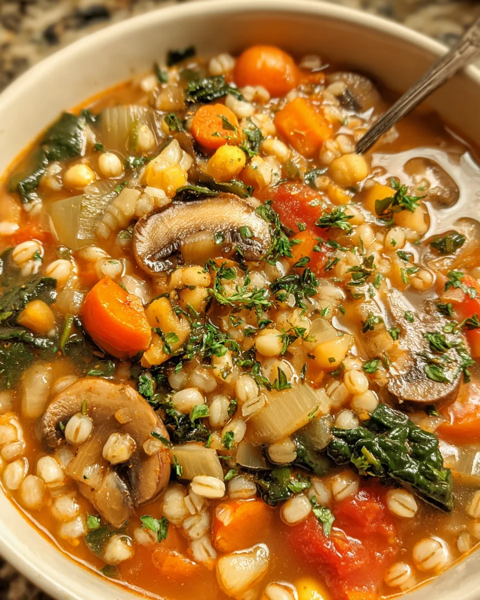 Hearty Vegetable Barley Soup