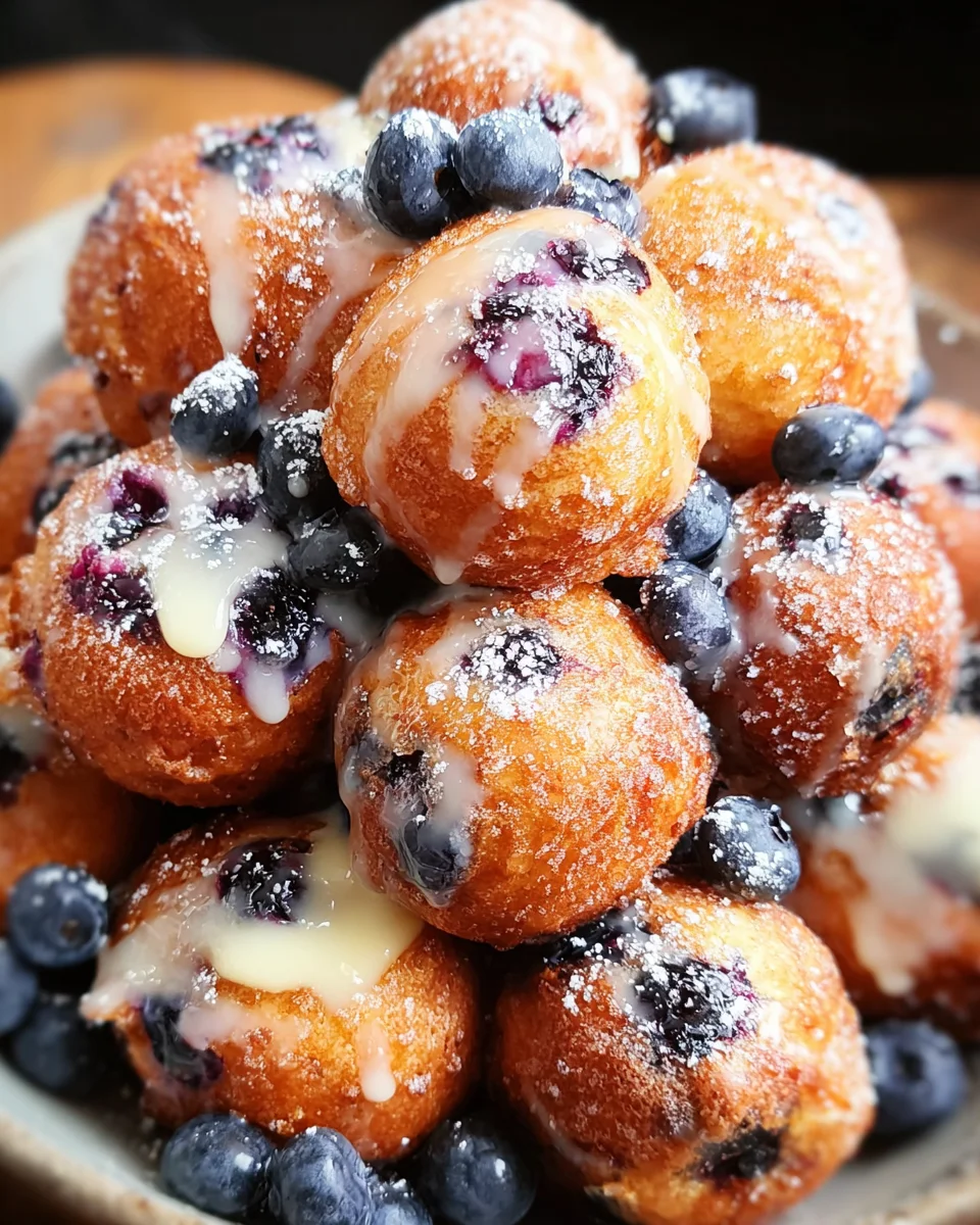 Baked Blueberry Fritter Bites