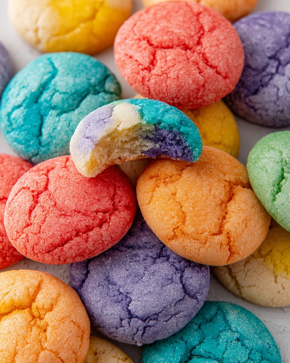 Vibrant Fruity Jello Cookies