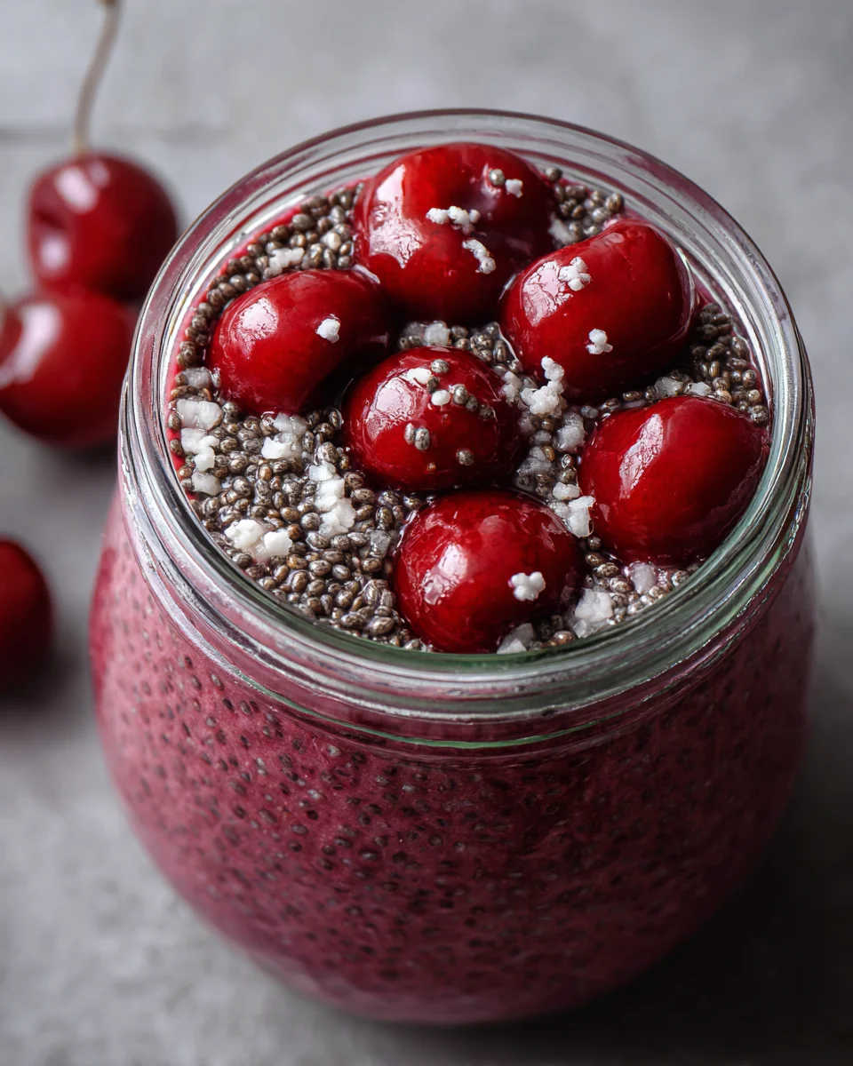 Cherry Chia Pudding Bowl