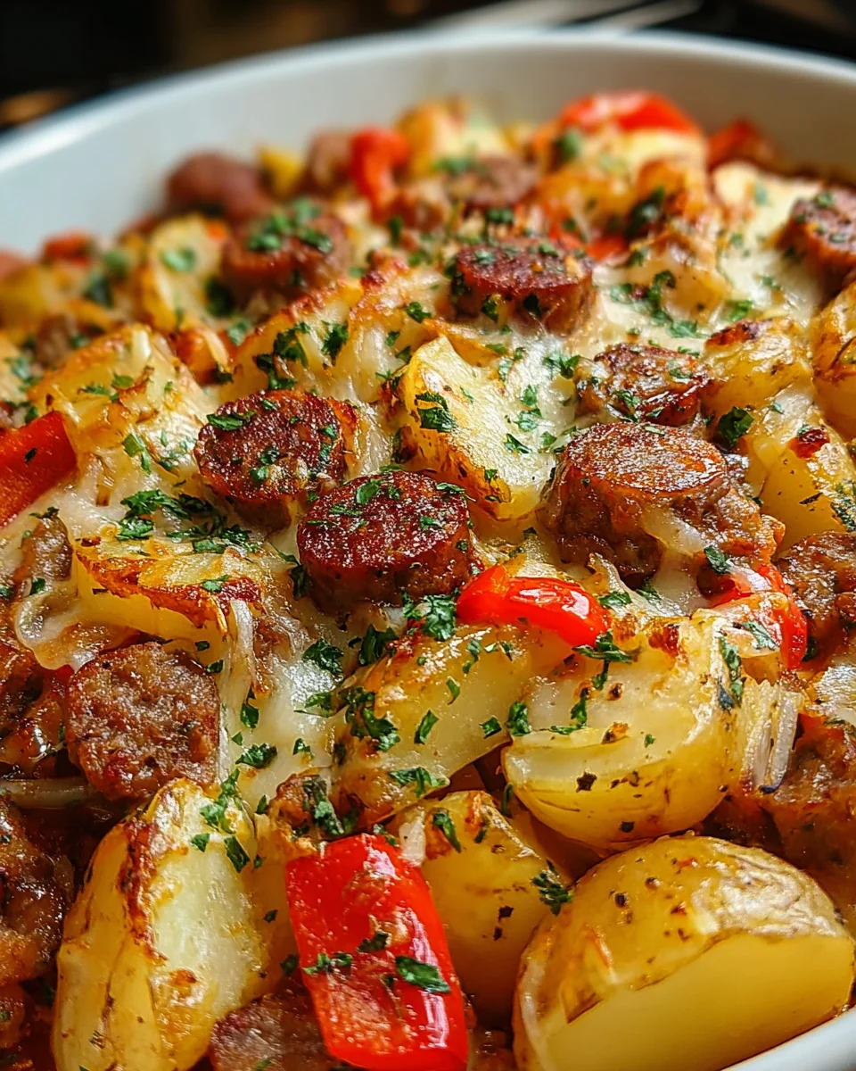 Italian Sausage and Potato Casserole