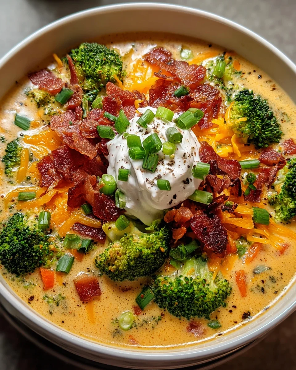Loaded Broccoli Cheddar Soup