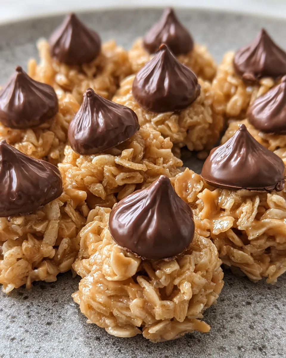 No Bake Peanut Butter Kiss