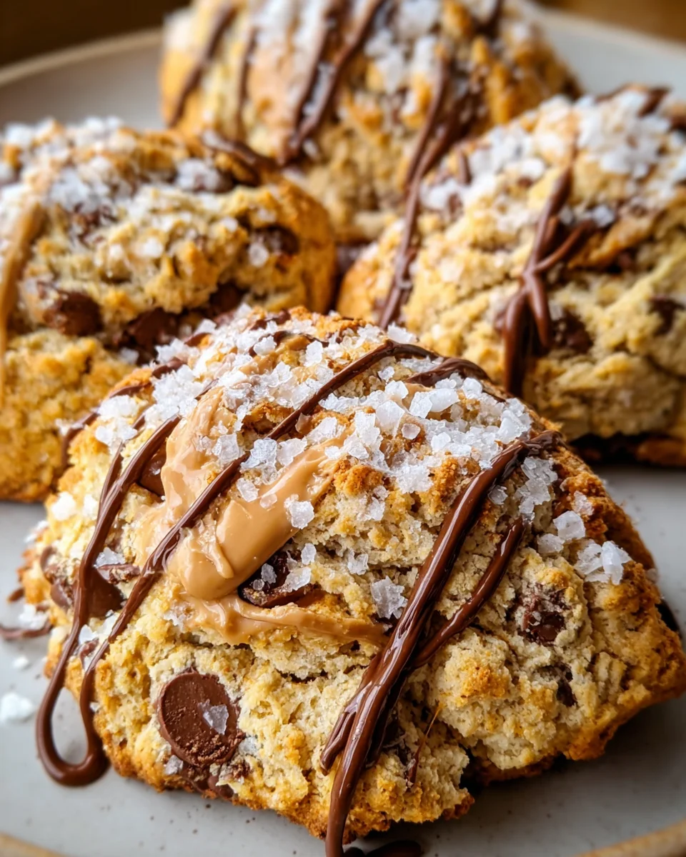 Peanut Butter Chocolate Swirl Scones